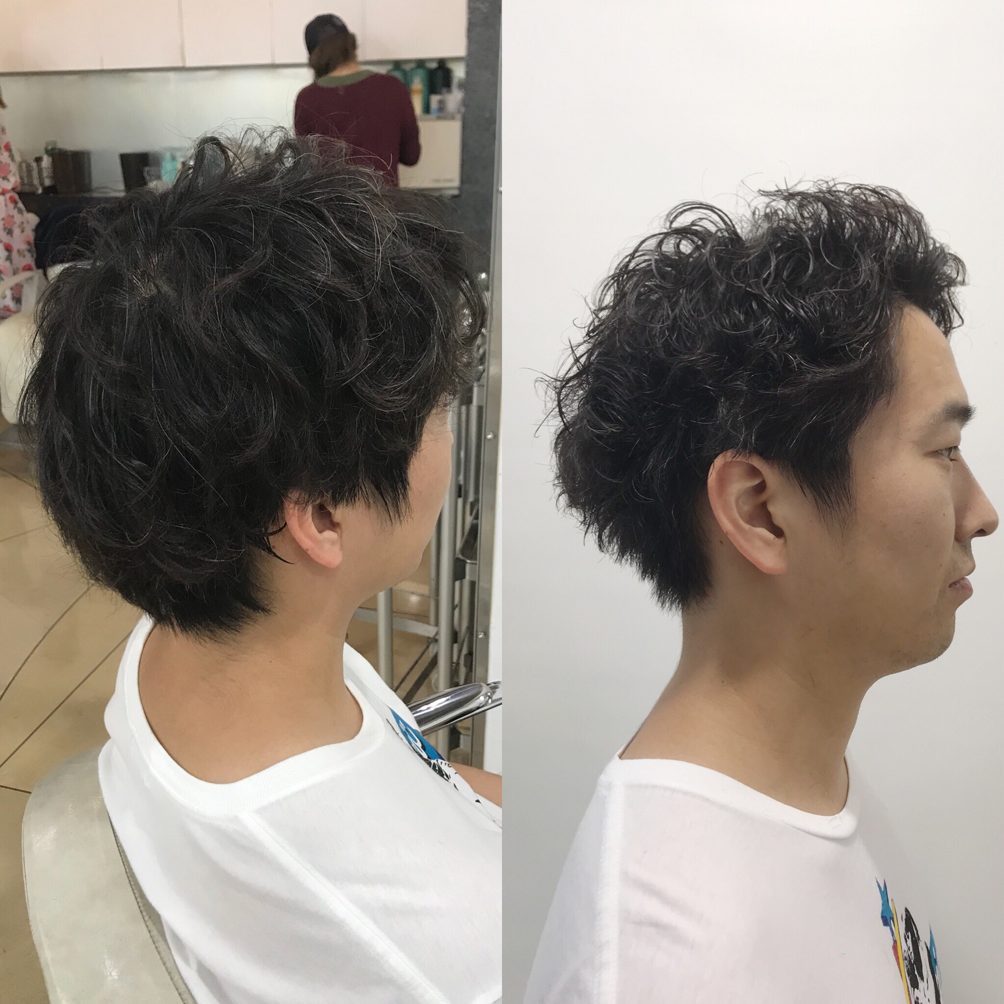 前髪を上げトップにボリュームを出すメンズパーマスタイル 髪質とご希望から考える サッカー人 柴田卓 のヘアケア美容師 ライフプランニングblog